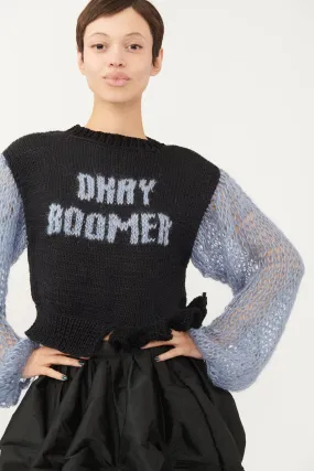 Okay Boomer Hand Knit Sweater