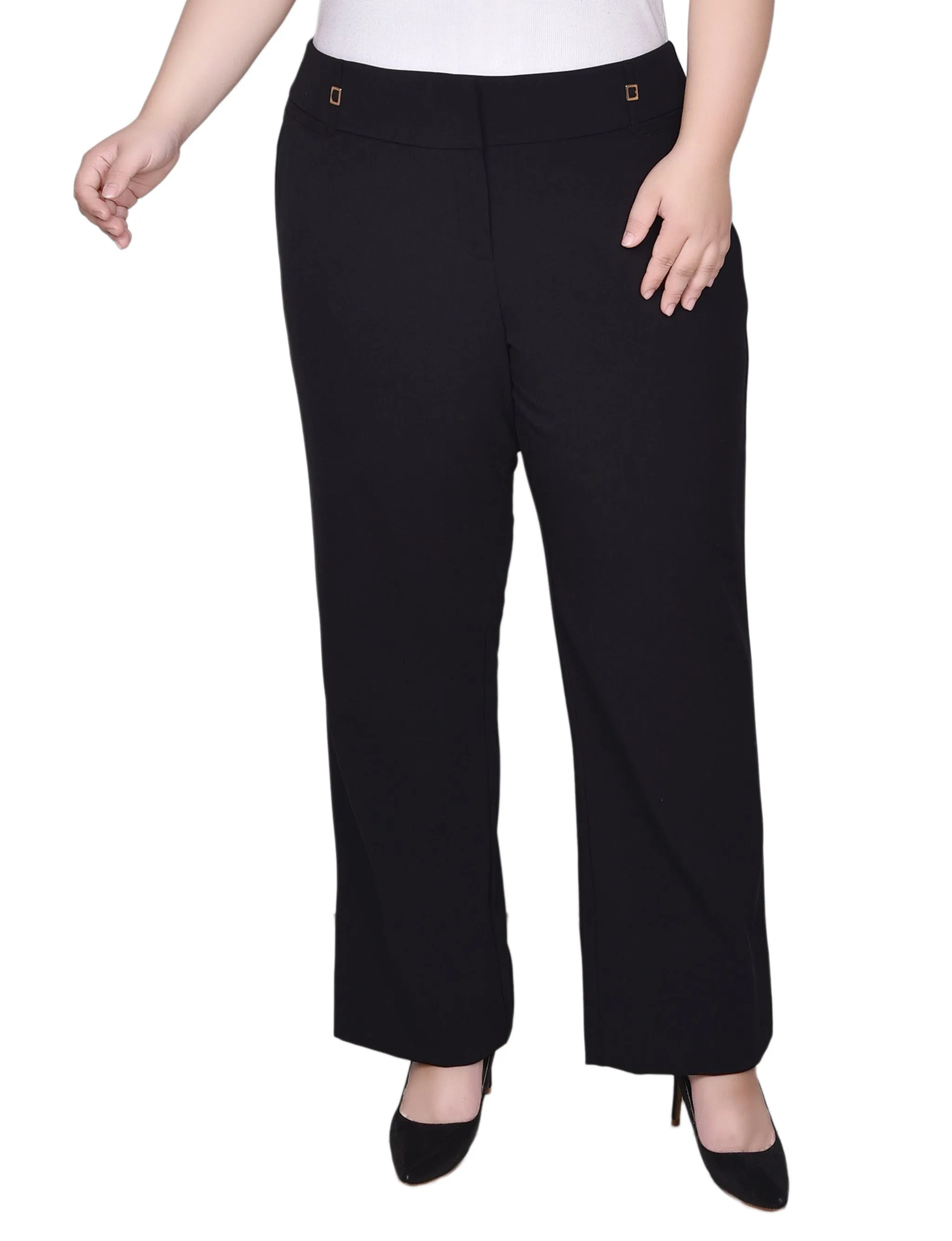 Plus Size Wide Waist Stretch Pants