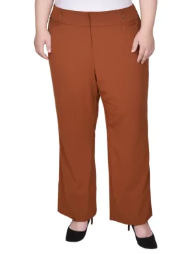 Plus Size Wide Waist Stretch Pants