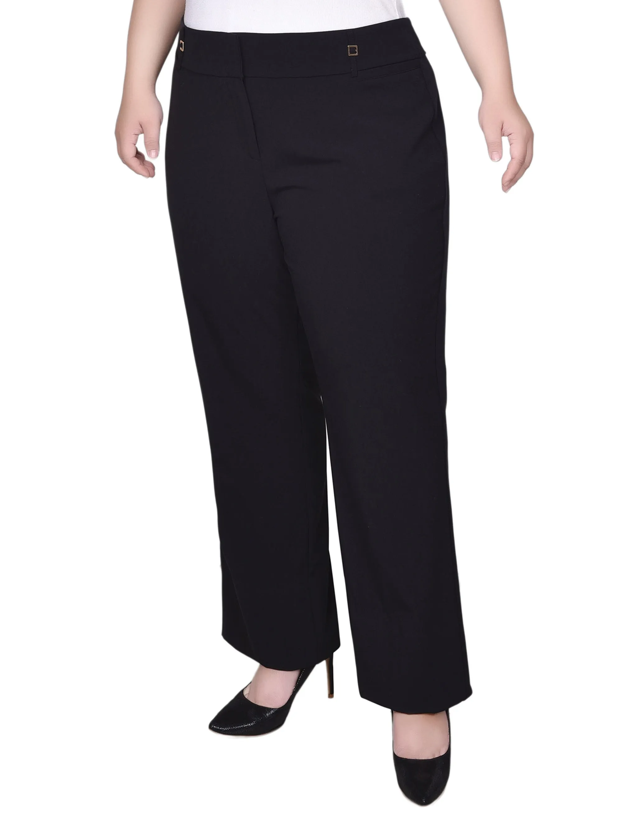 Plus Size Wide Waist Stretch Pants