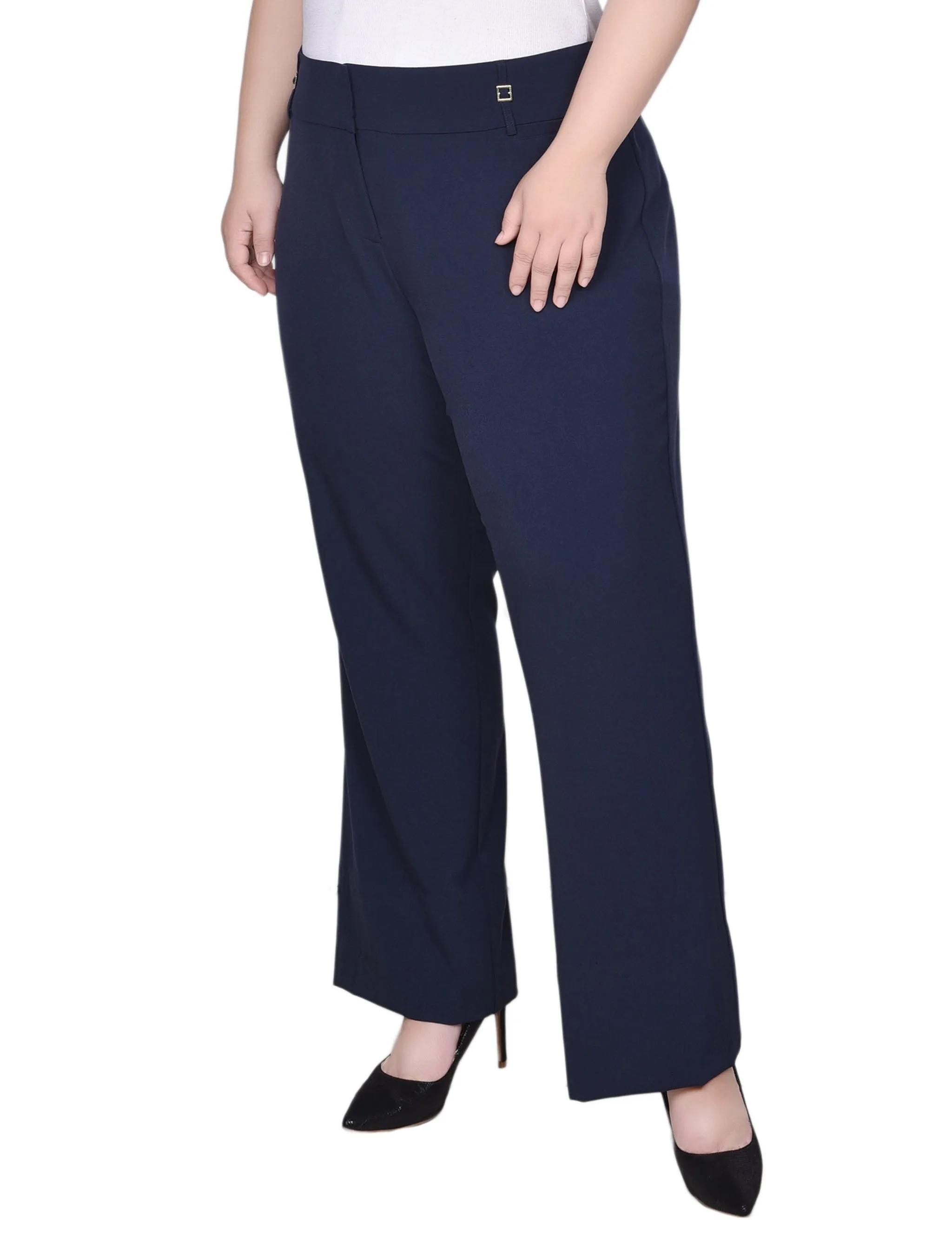 Plus Size Wide Waist Stretch Pants