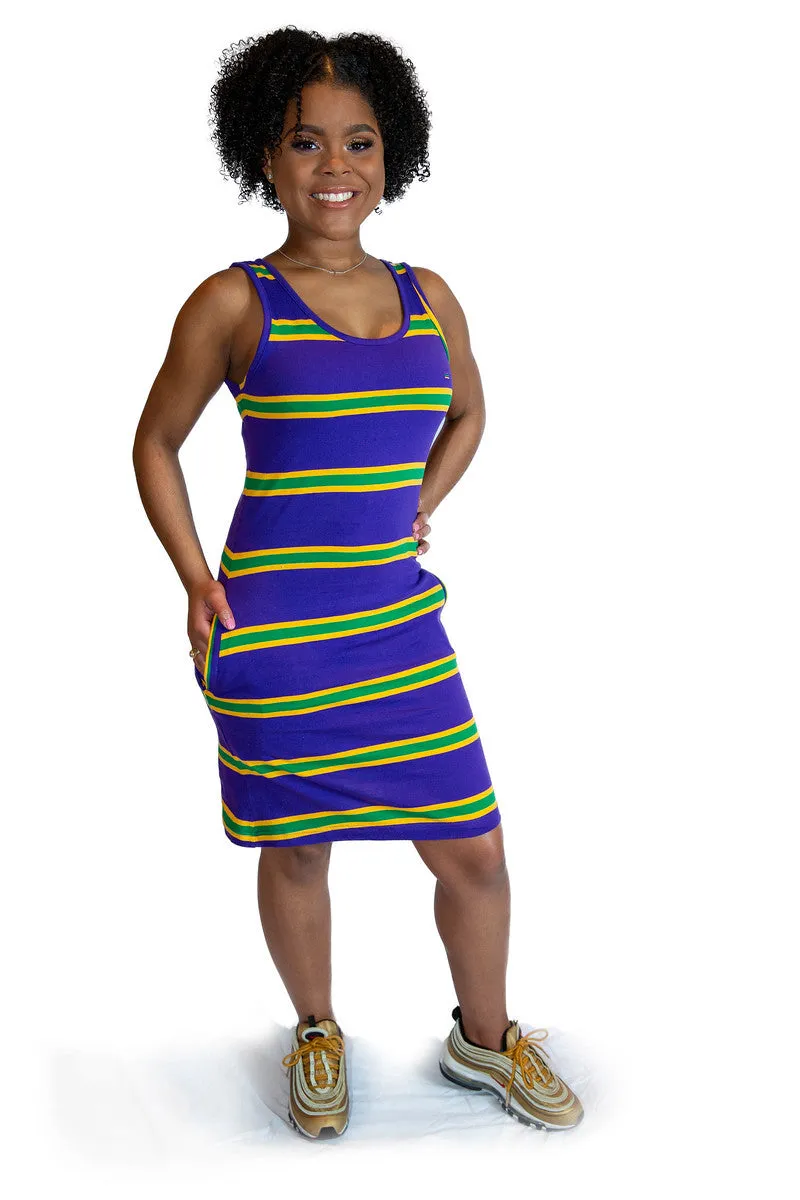 Rugby Striped Tank Dress