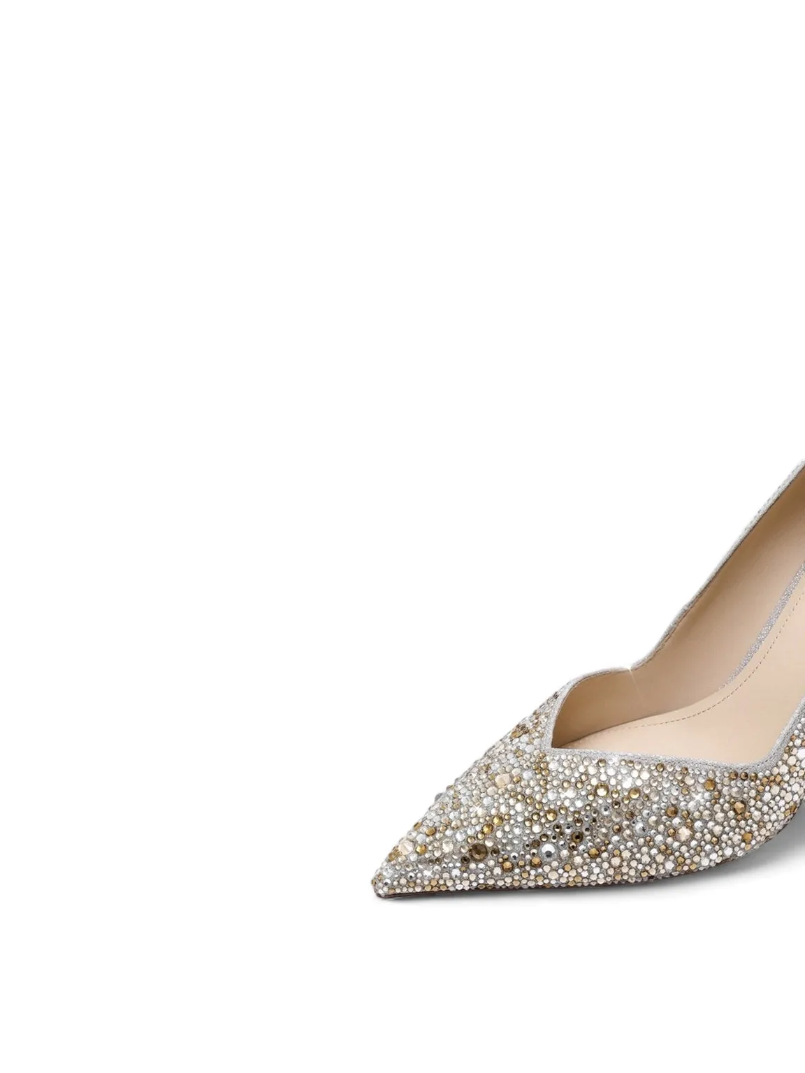 Sparkles Rhinestones Pointed Heels