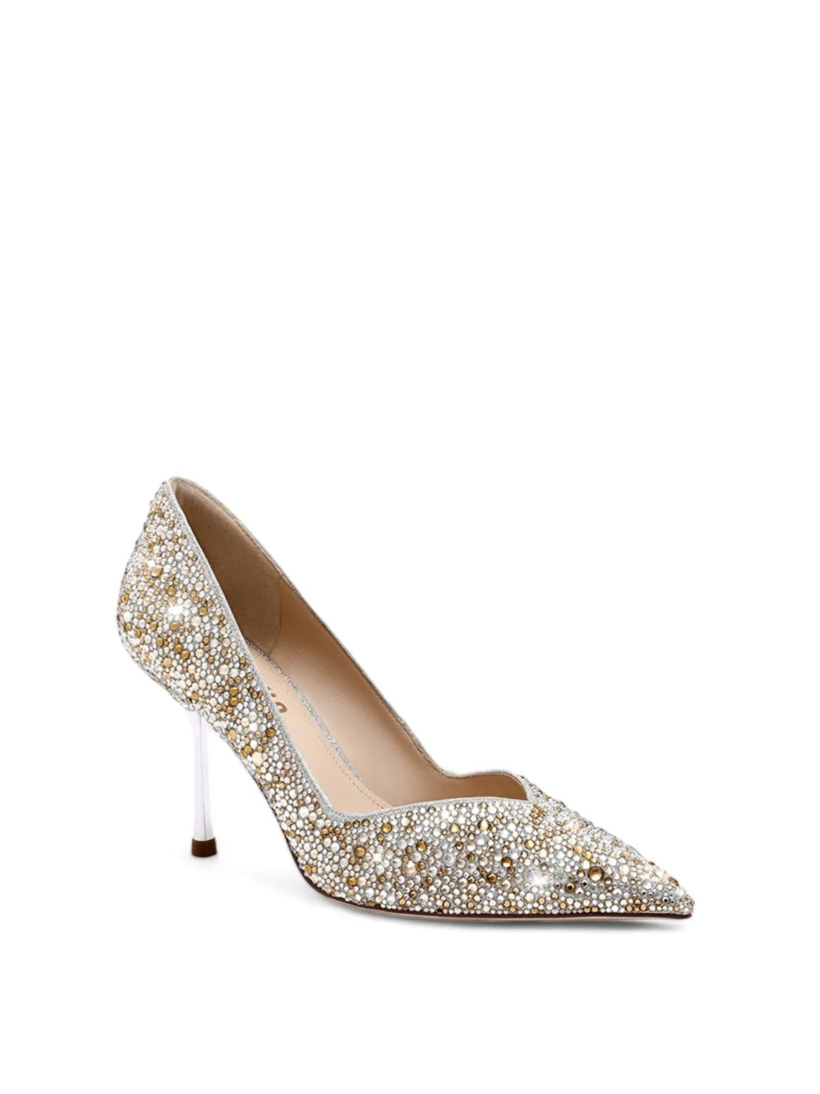 Sparkles Rhinestones Pointed Heels