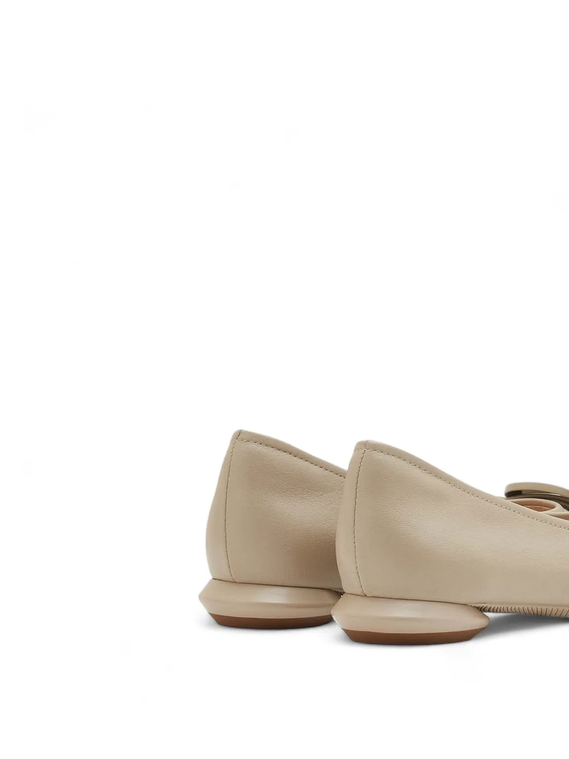 Square Buckle Softly Extend Flats