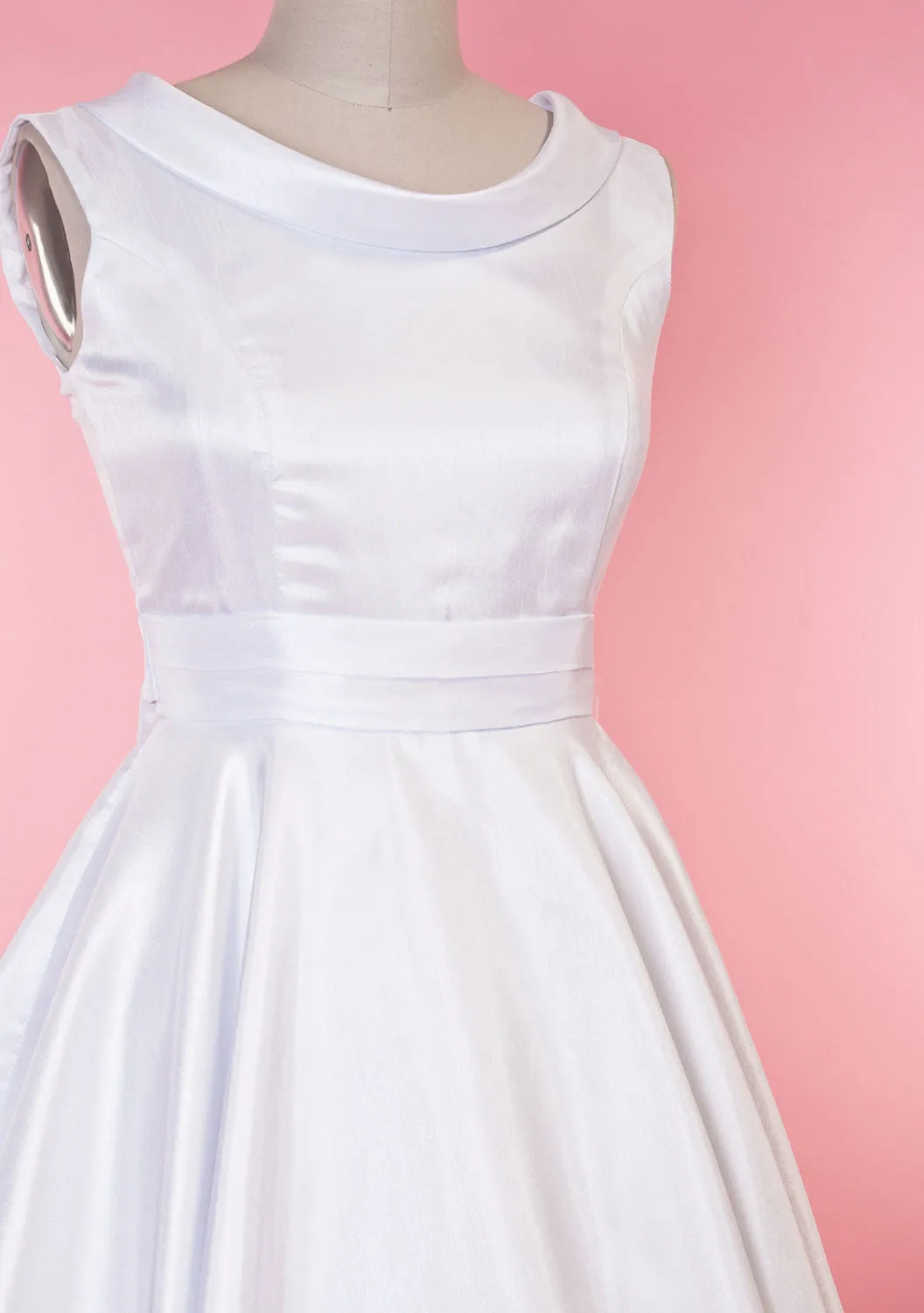 Weddings - Suzette Dress - Shantung White