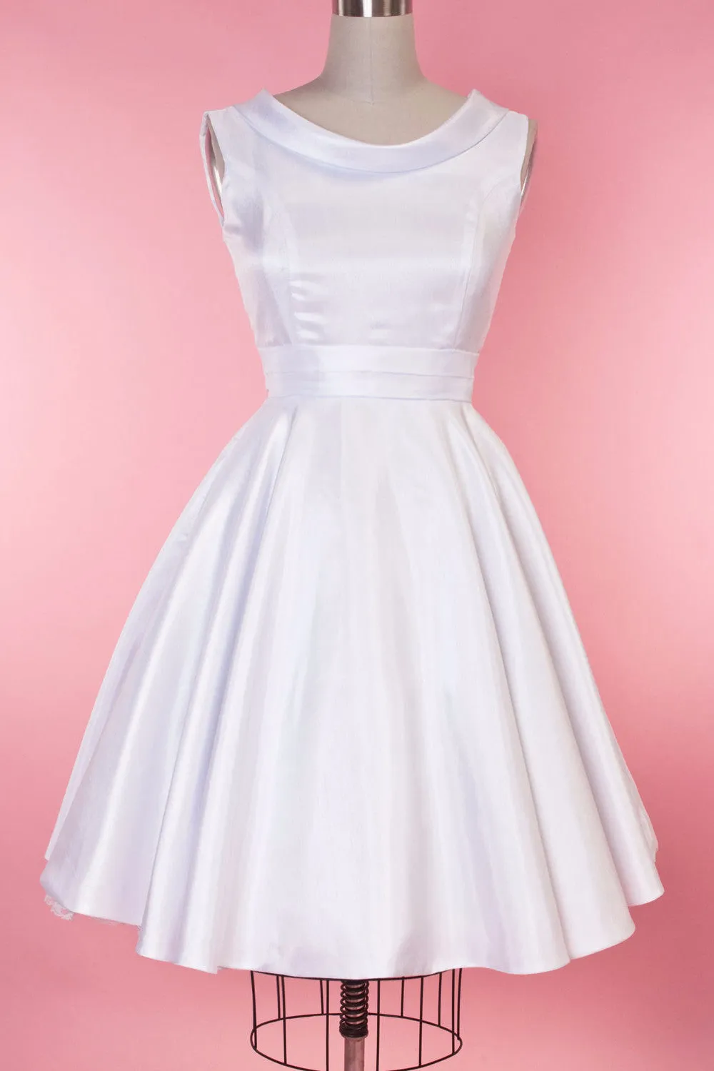 Weddings - Suzette Dress - Shantung White