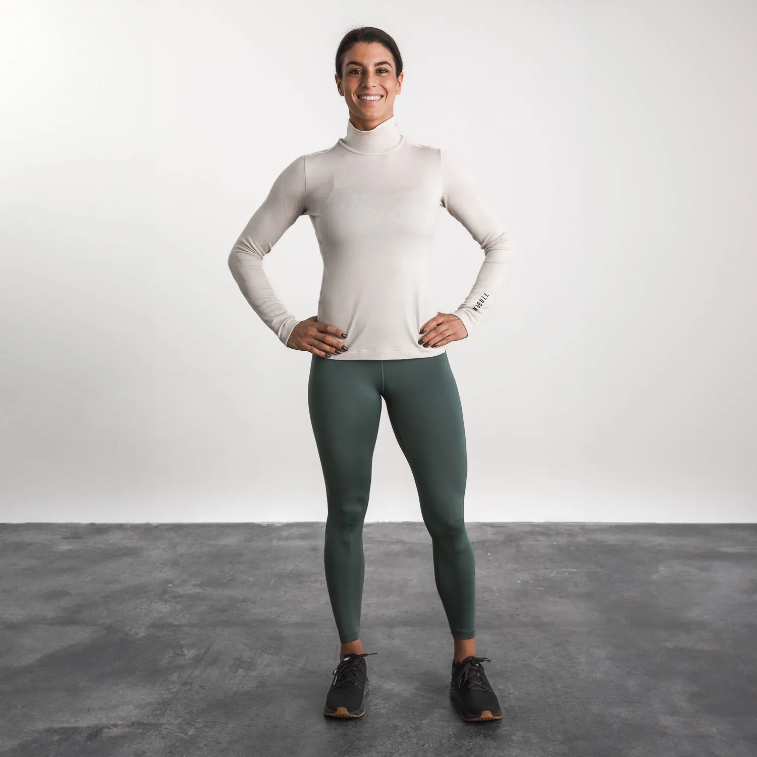 Women's Blended Merino Wool Turtleneck